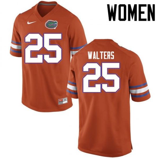 Women's Florida Gators #25 Brady Walters NCAA Nike Orange Authentic Stitched College Football Jersey LYO1162JO